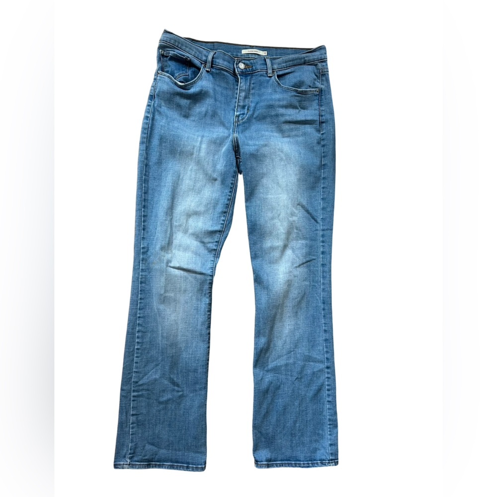 Levi’s Women’s Classic Bootcut Light Wash Stretch Jeans Sz 12 / 31x32